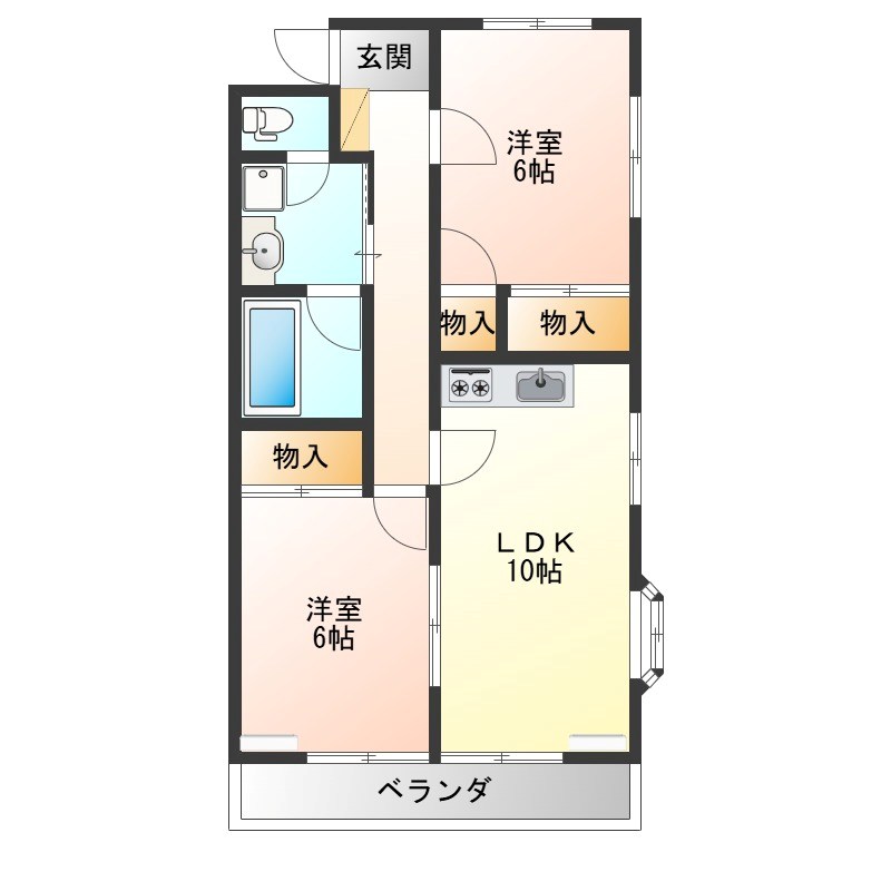 エル・ミオーレ 401号室 間取り