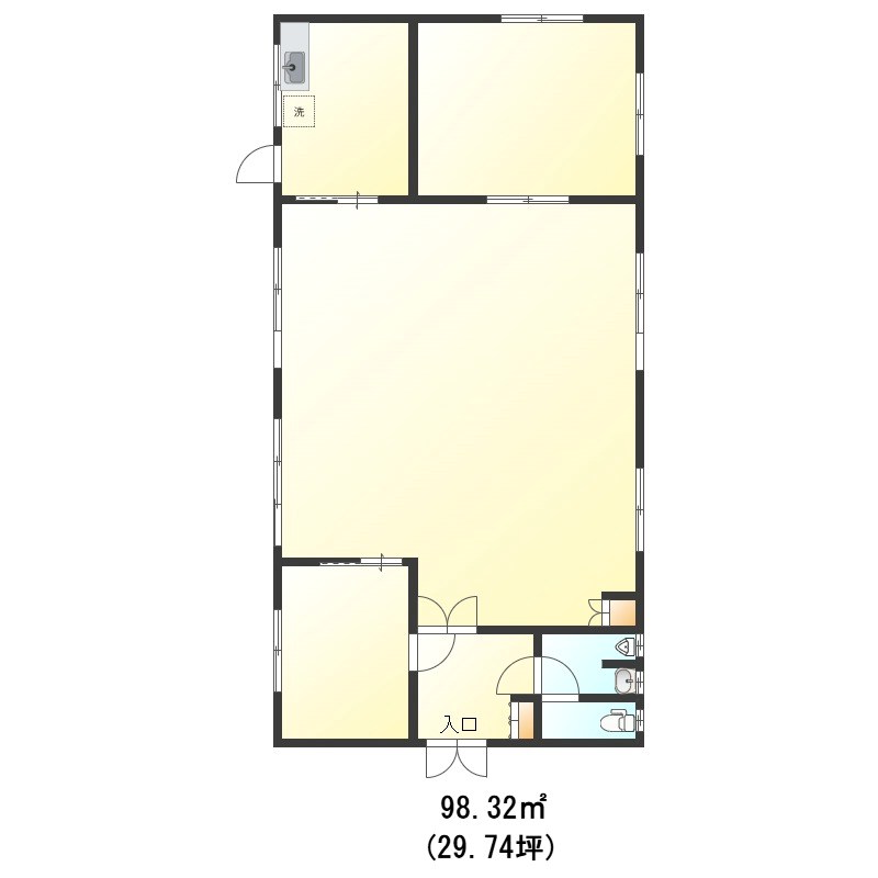 メゾンれいか 101号室 間取り