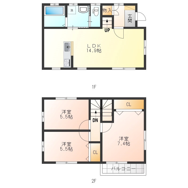 CASA　BELLA　BLANCA 間取り