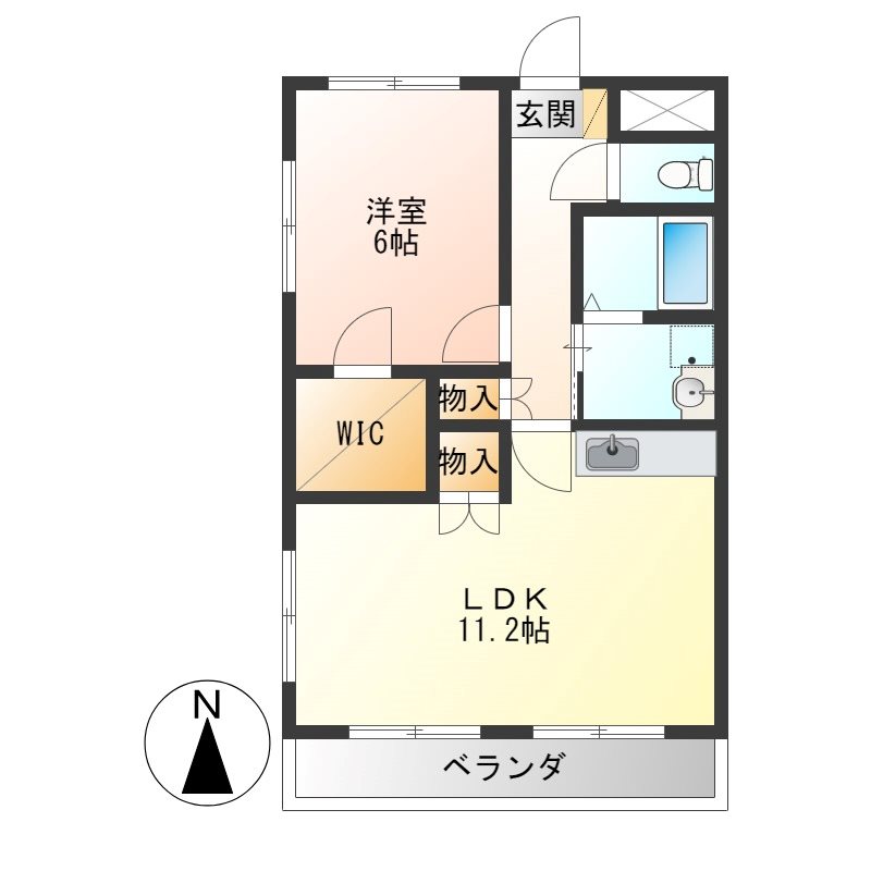 ロイヤルズマンション戸祭 301号室 間取り