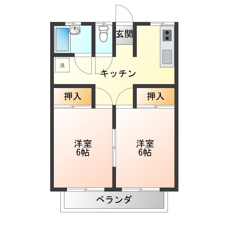 メゾンクマクラ 105号室 間取り