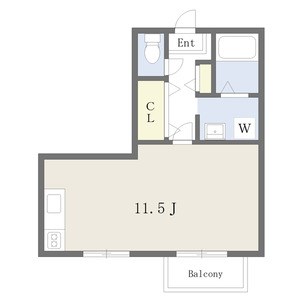 ステージ長宮A 間取り図