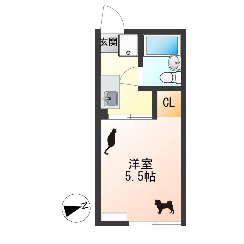 津田ハイツⅠ 間取り