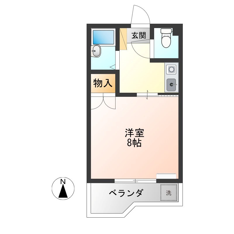 峰ヶ丘ハイツ 間取り