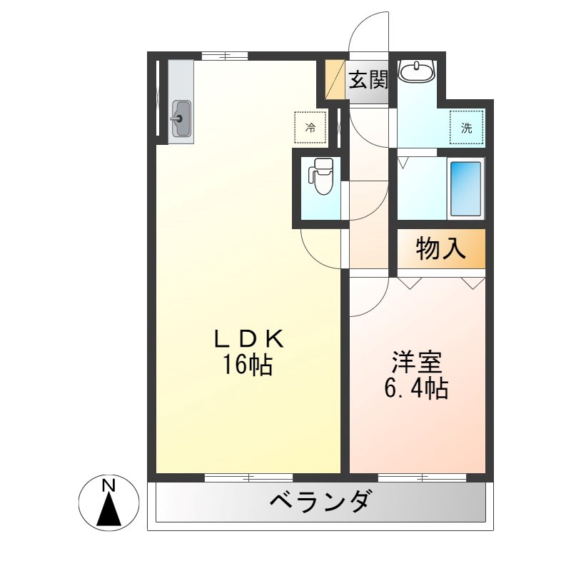 モア　ベリー 間取り図