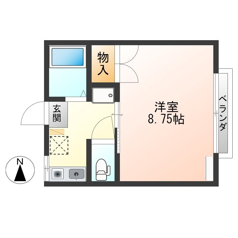 ルミエール上戸祭 間取り図