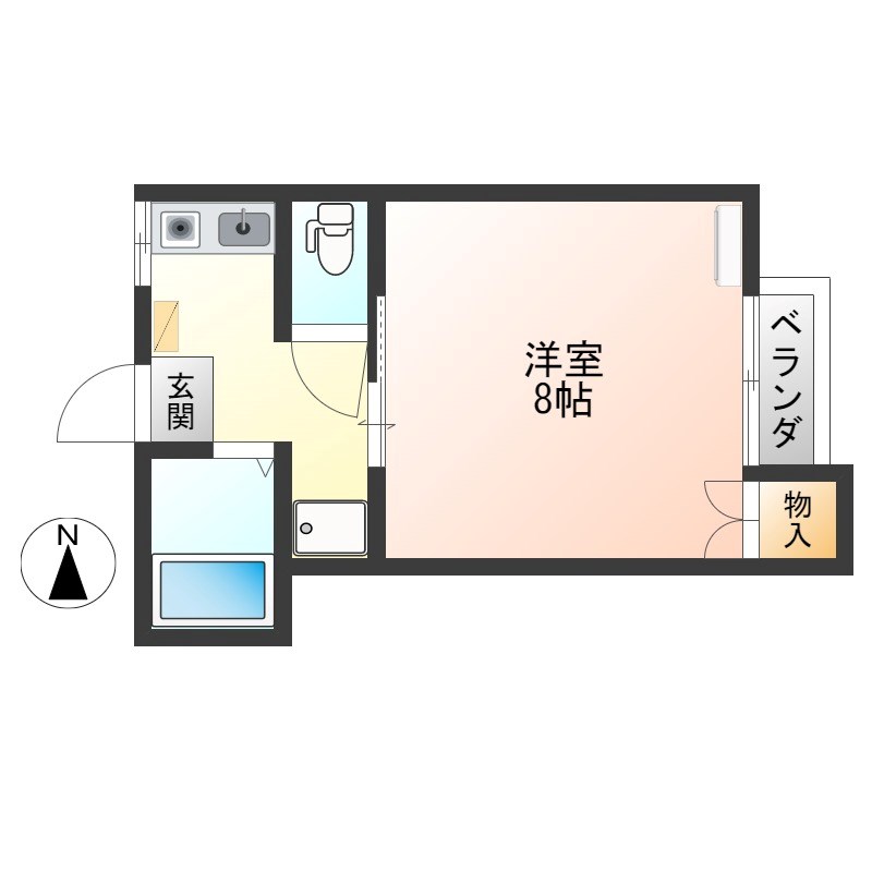 ルミエール上戸祭 間取り図