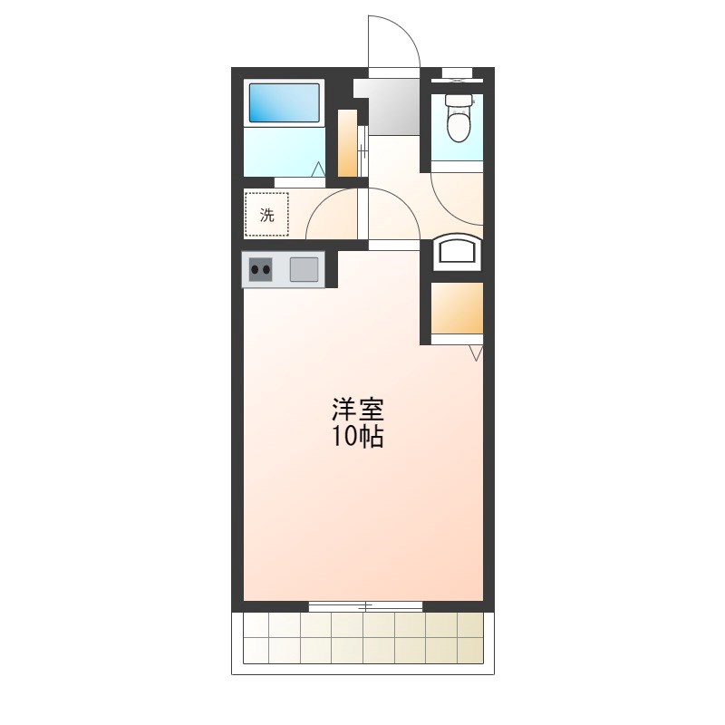 アベニューマンション 間取り図