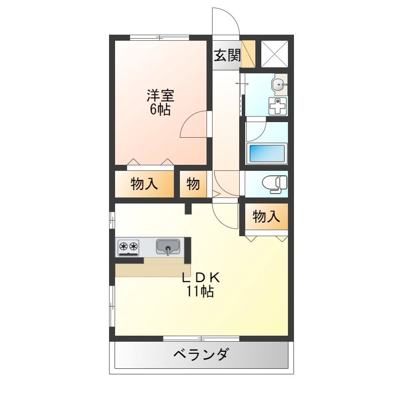ベルタ　カーサ 101号室 間取り