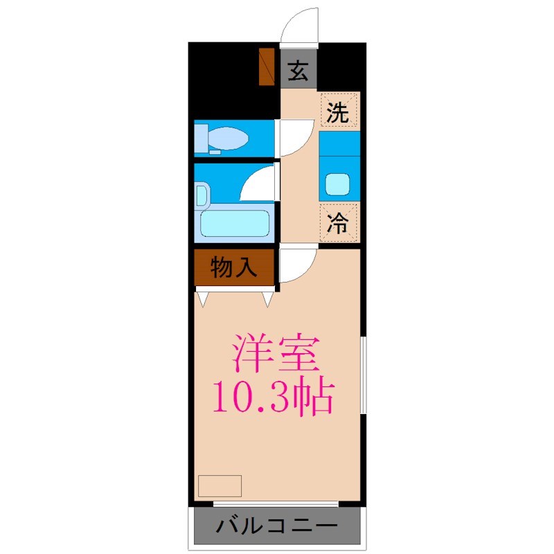 Quattro Selene 205号室 間取り