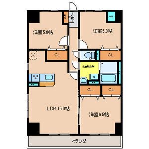 グラース　リオ 608号室 間取り