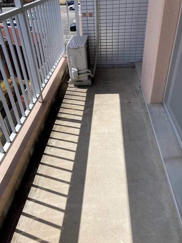 小山駅南ハイツ ベランダ