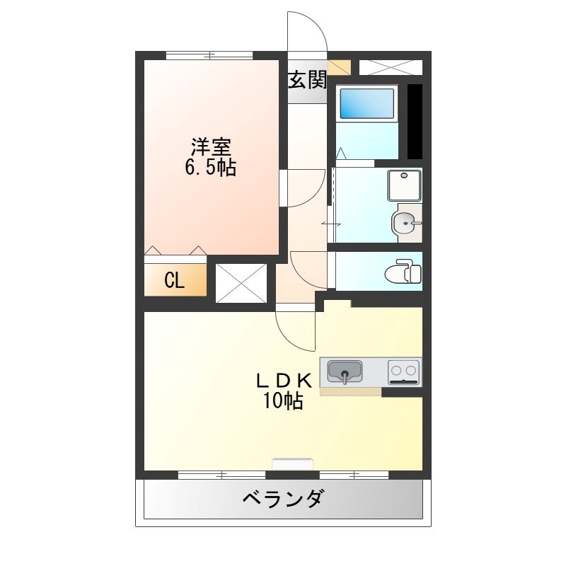 ガウディウムサカモトⅡ 303号室 間取り