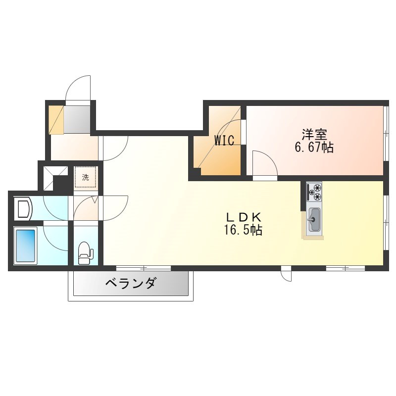 メルローズコート  間取り図