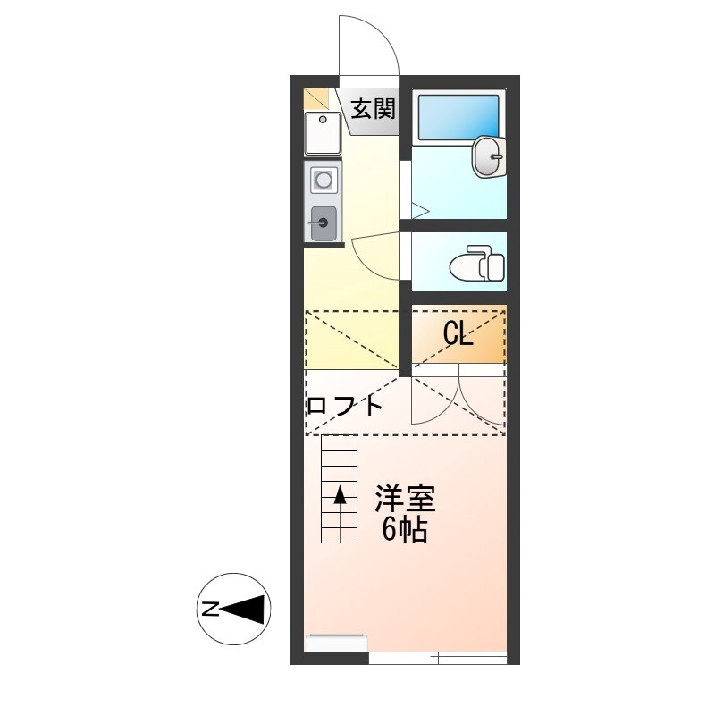 CENTURION 106号室 間取り