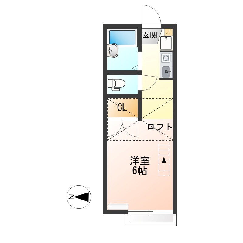 CENTURION 205号室 間取り