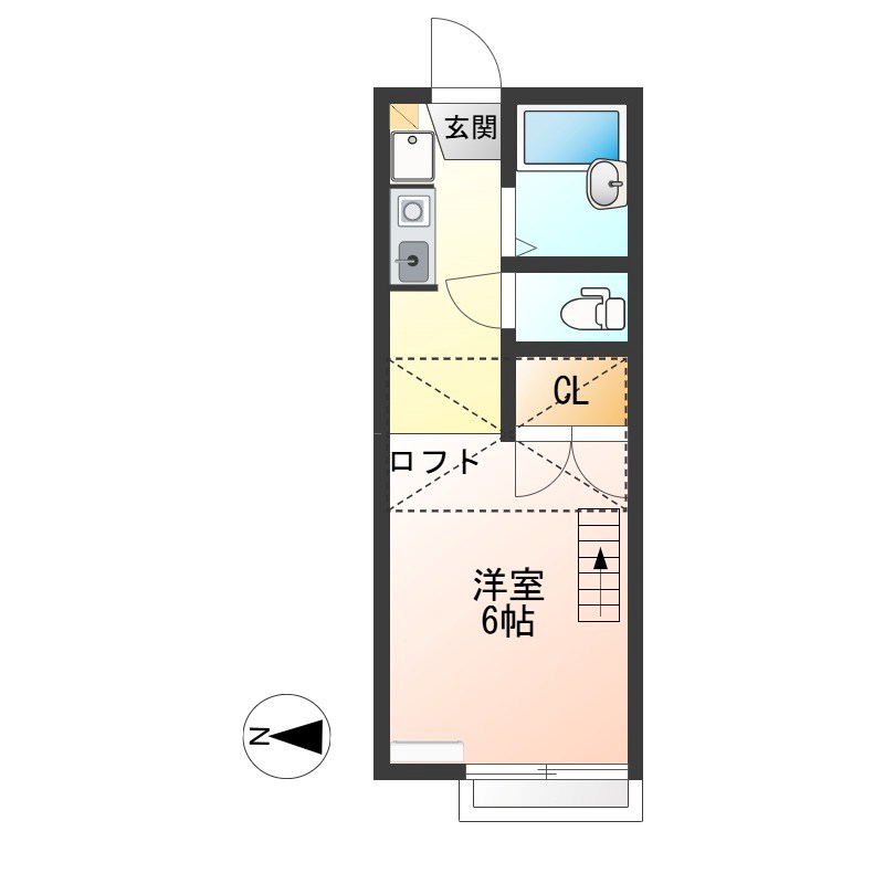 CENTURION 206号室 間取り