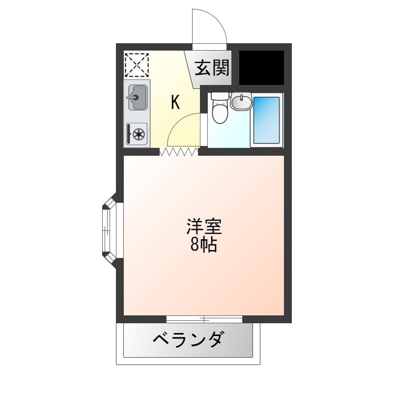 エクセレントハイツ 308号室 間取り