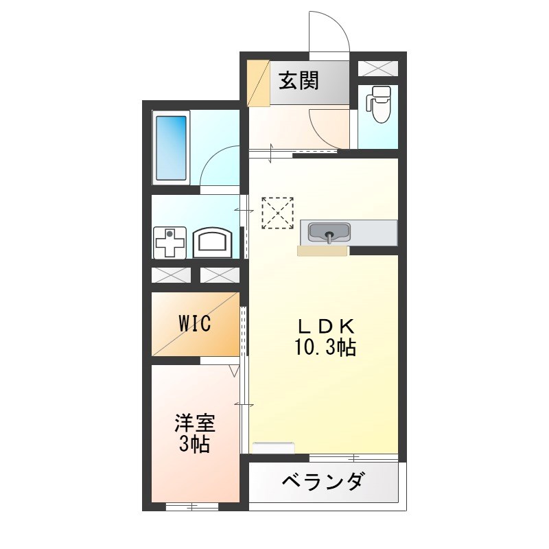 Ｍ.グラード 間取り図