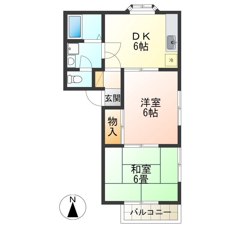 エフハウスⅠ 間取り図