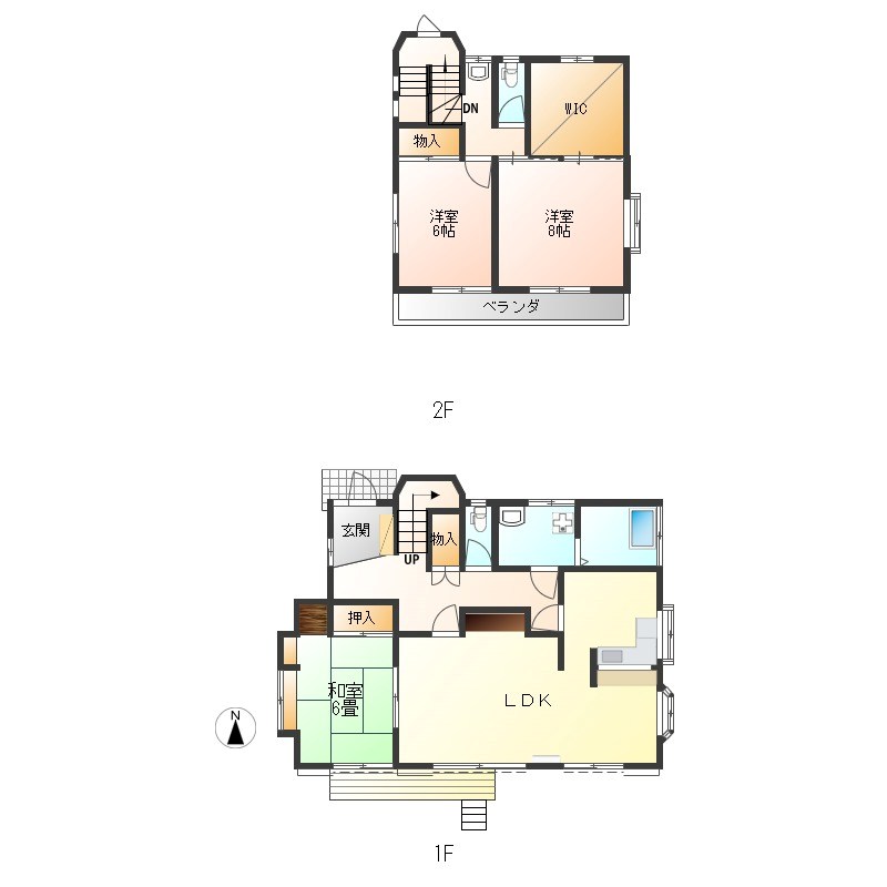 山本3丁目戸建 間取り