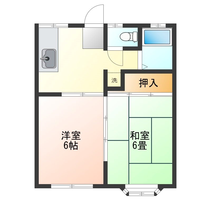 ハイツクレストコート 間取り