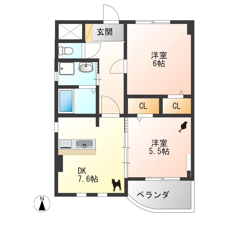 パピーガーデン 間取り図