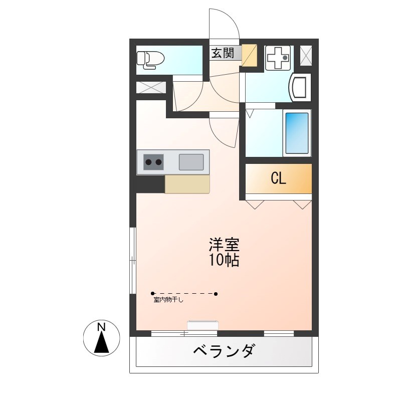 大島マンション２ 間取り図