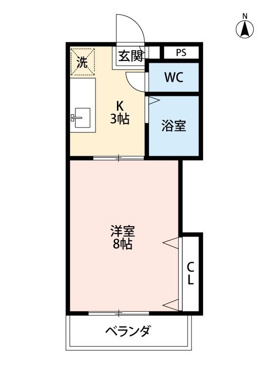 アートヒルズ一条 105号室 間取り