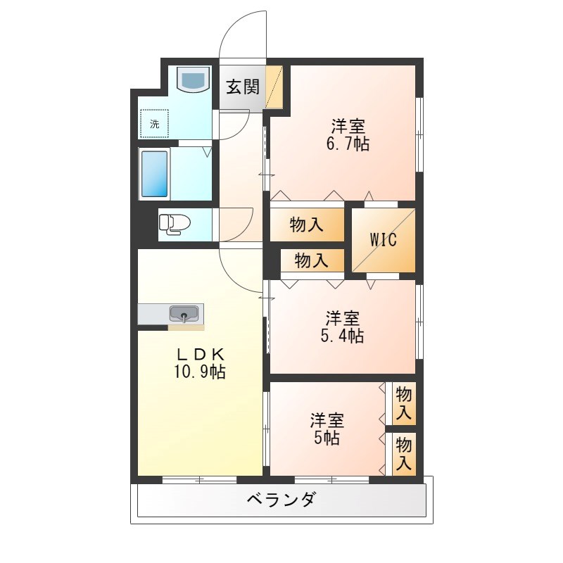 ユーミー桜 間取り図