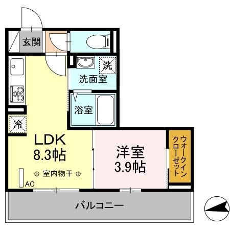 エル　アベニュー 301号室 間取り