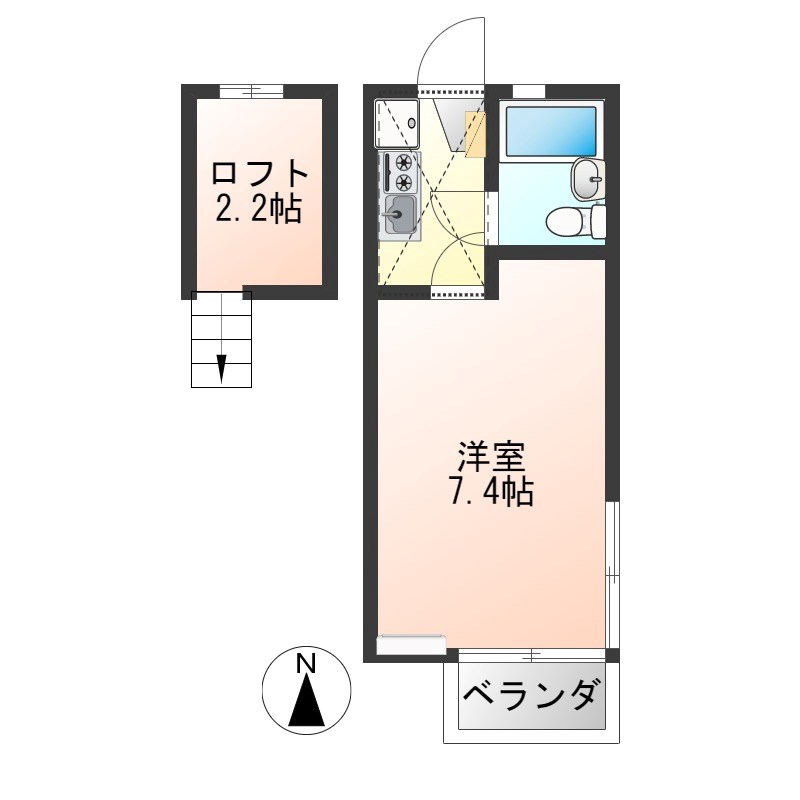 エスポワール・Ⅱ 間取り図