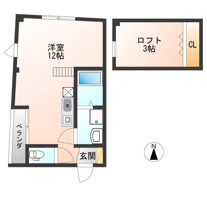 プラムハイツ 間取り