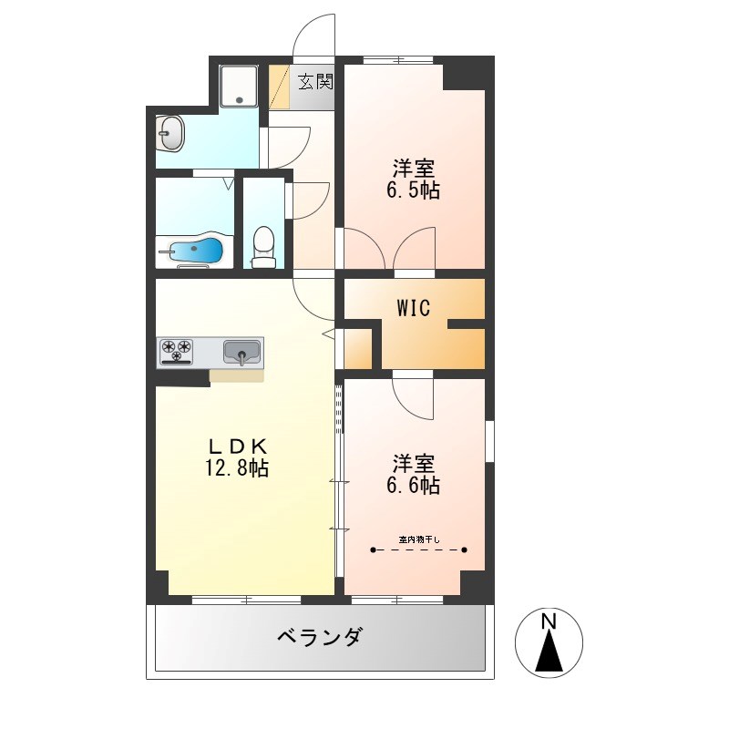 S-FORT宇都宮南大通り 間取り図