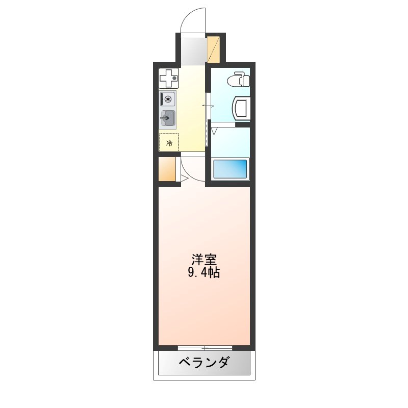 アド・ウイスティリア 202号室 間取り