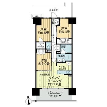 レーベン宇都宮元今泉GRANXE 間取り