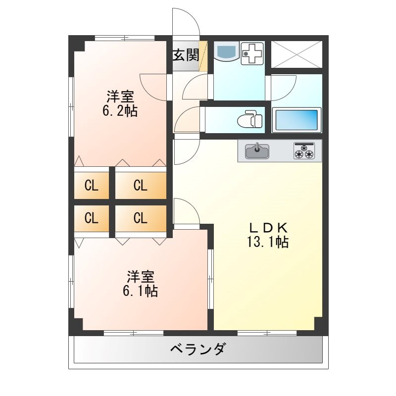 ガウディウムサカモト 間取り図