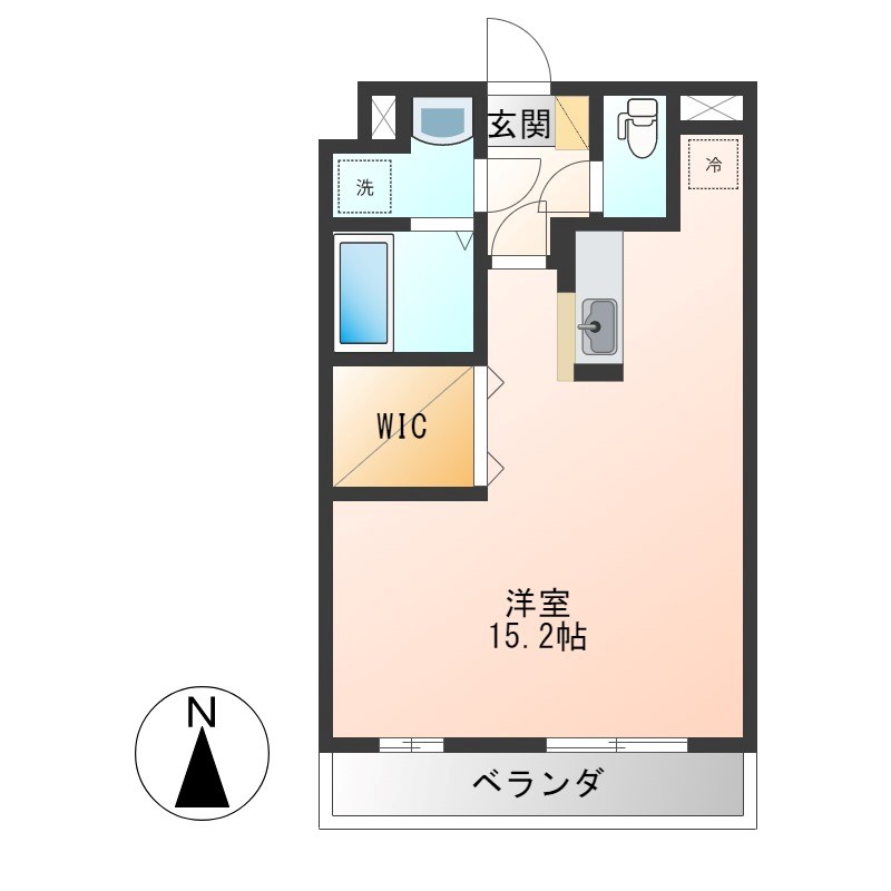 フォレスタ 302号室 間取り