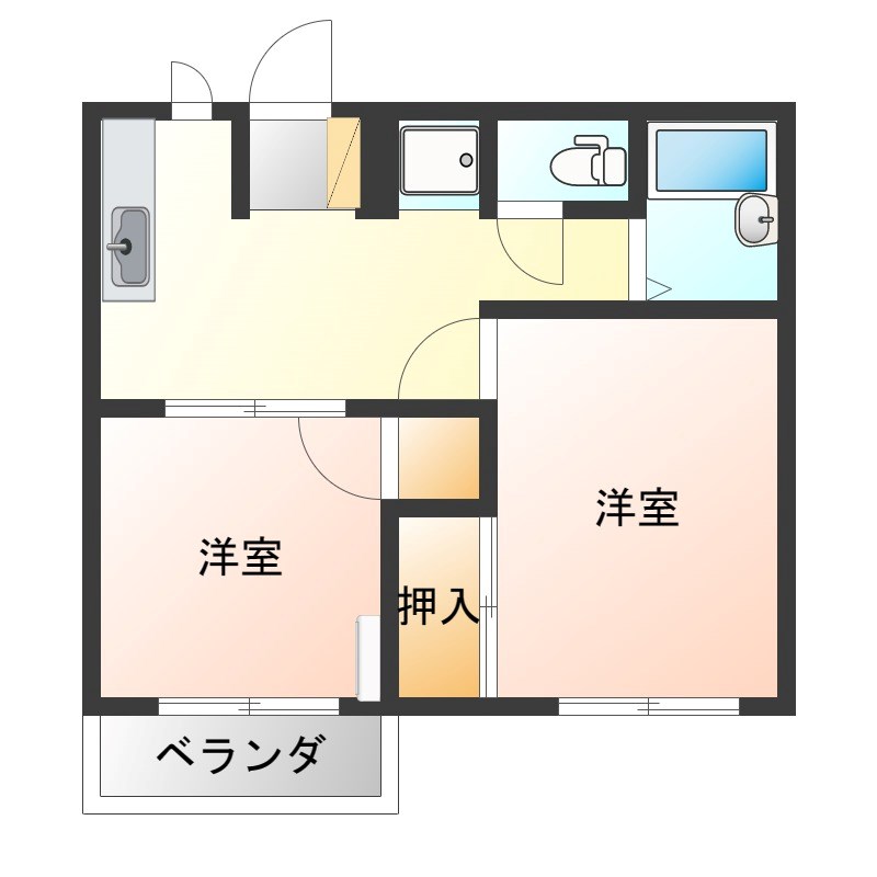 ストーンズプラザB 103号室 間取り