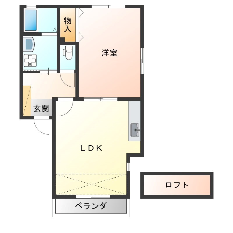 コートハウスディア・アーバン 間取り図