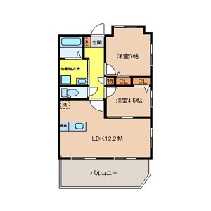 秋桜館・西原 間取り図