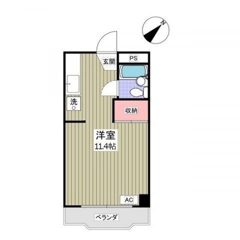 エスペランサ喜沢  507号室 間取り