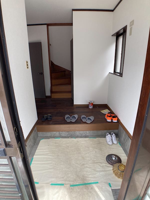 鹿沼市千渡戸建 玄関