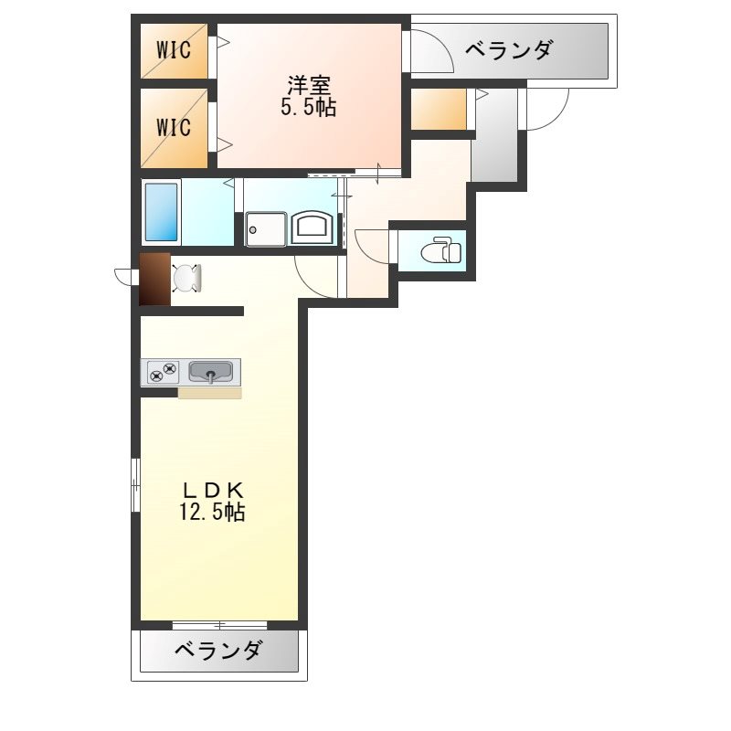 La Fleur 間取り