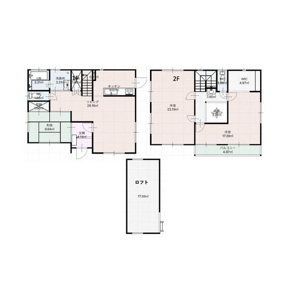 西原町戸建 間取り