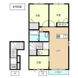 シエルヴィラⅡ 201号室 間取り