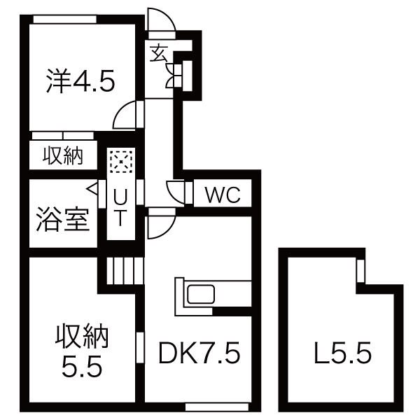 ラヴィーヌ中丸 間取り図