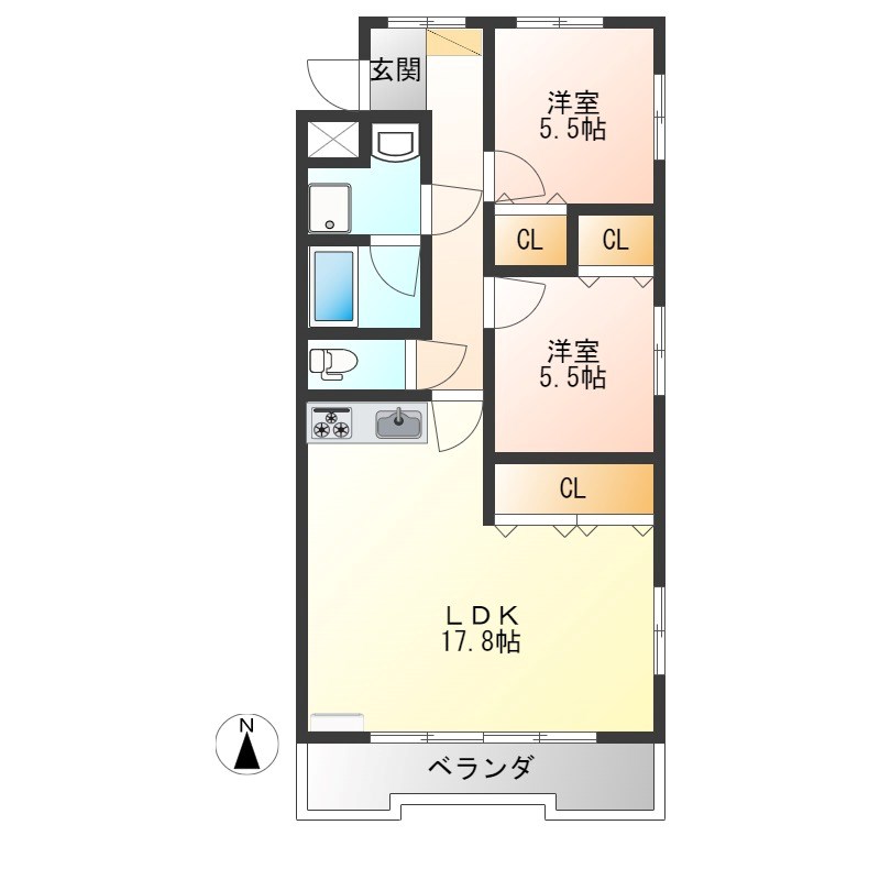 アルディエール 間取り図