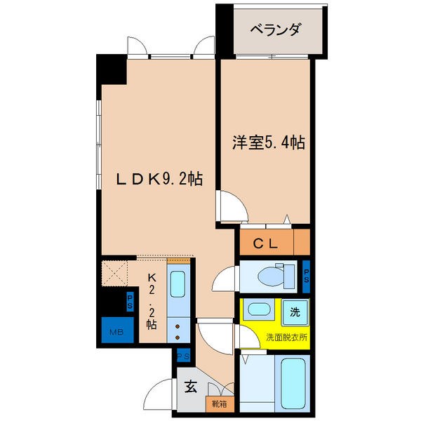 ジックス桜 501号室 間取り