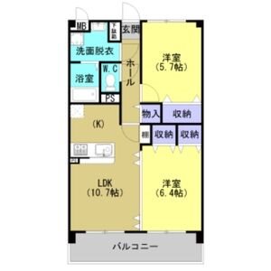Y&Mイマージュ 305号室 間取り